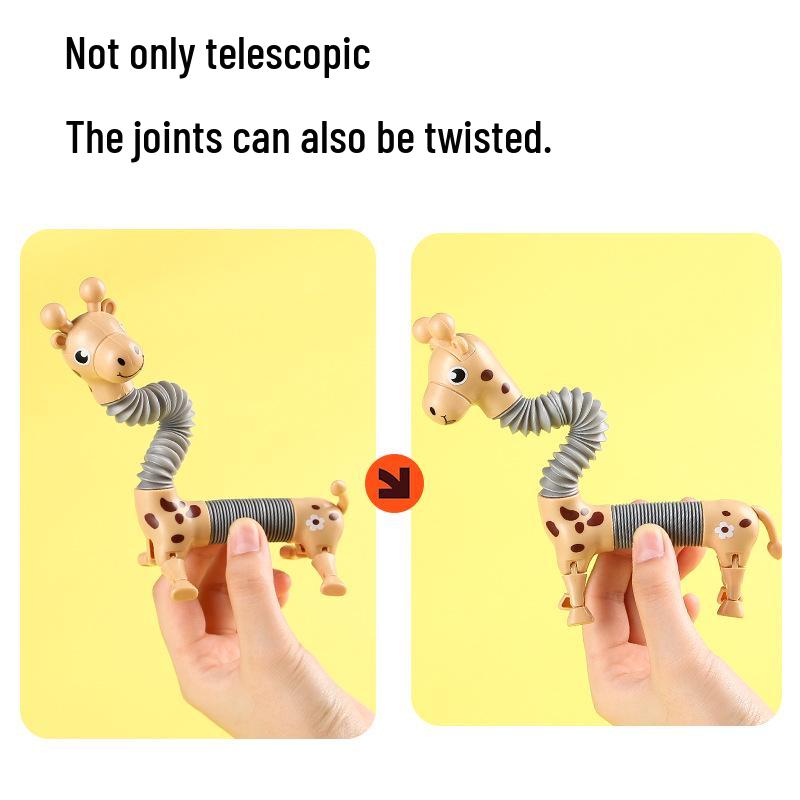 Children's Cartoon Animal Stretch Toy - Decompression & Multi-Shape Fun for Kids