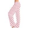 Women's Christmas Print Pajama Pants Casual Sleep Bottoms Without Holiday Home Wear