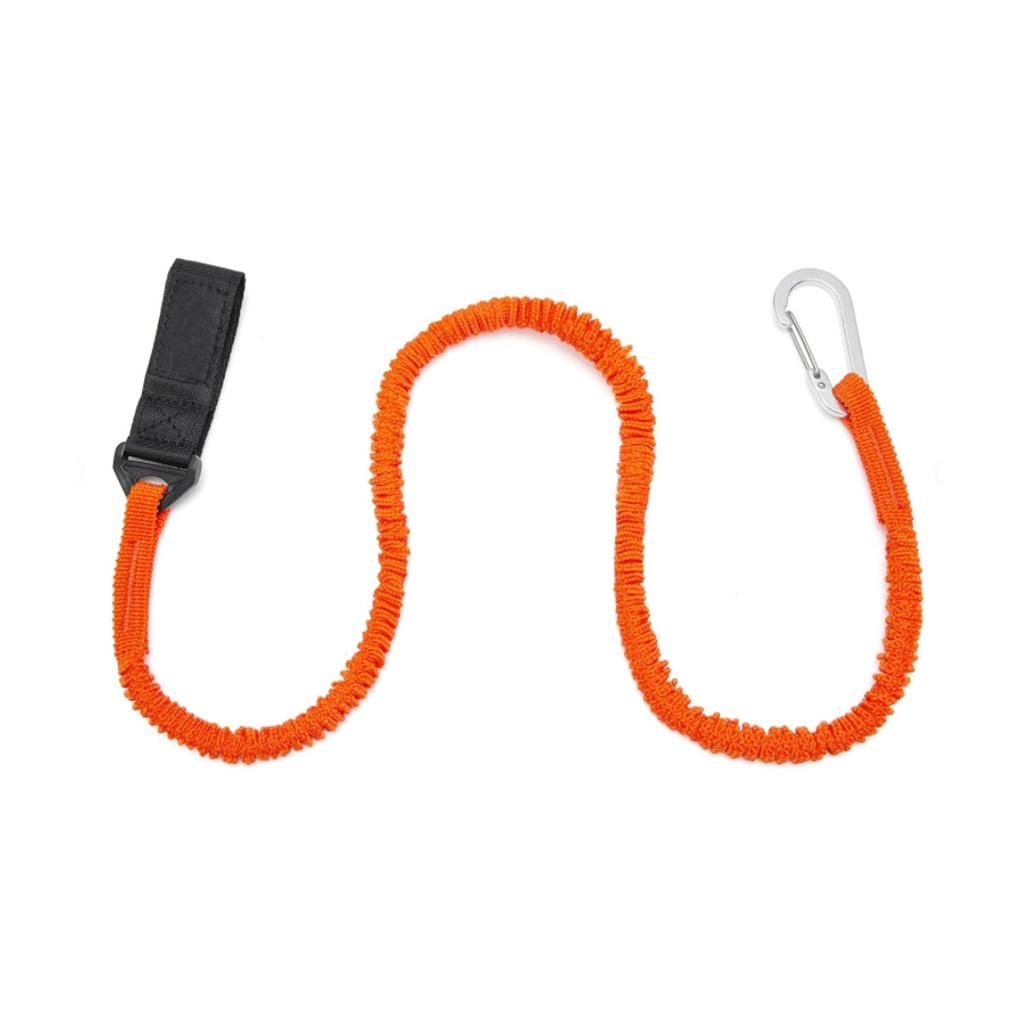 Elastic Kayak Paddle Lead Fishing Tie Rowing Rope Stretchable Coiled Lanyard Leash Prevents Lost Paddle Lanyard