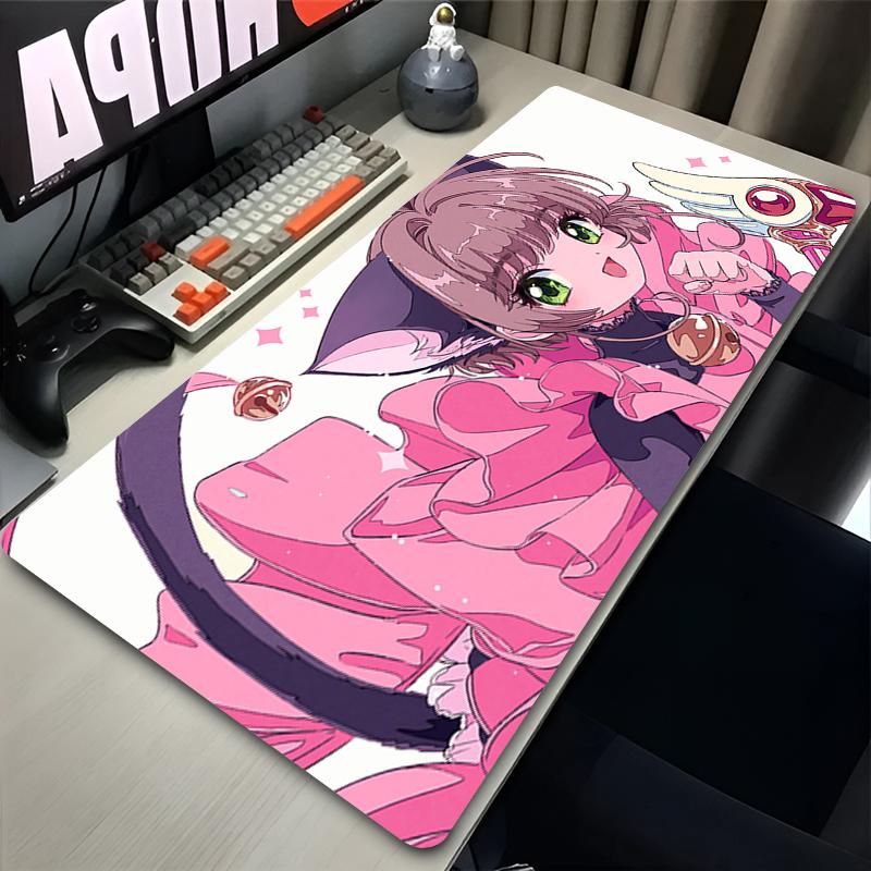 C Card Captor Sakura Electronic Gaming Computer Mouse Pad Game Machine Carpet Keyboard Pad Desktop Protector Cartoon Mouse Pad