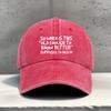 1pc Lightweight Breathable Baseball Cap with Funny Graphic Print Driver Cap,Outdoor Travel Beach Hats for Sports Skateboarding