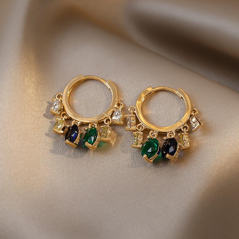 

Trendy Summer Earrings: Low-Key Luxury, Colorful Tassels, Versatile Design, Niche Style