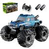 ZAVEN RC Car, Popular Off-Road Amphibious Car for Kids, Waterproof, 2.4Ghz 4WD, 360-Degree Rotation, Rechargeable, Includes 2 Remote Controls, Toy