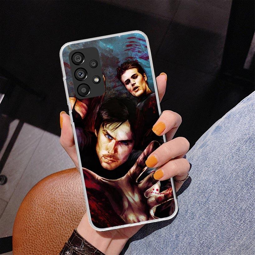 The Vampire Diaries Salvatore Phone Case For Samsung Galaxy A17 A16 A15 A14 A13 A57 A56 A55 A54 A53 A37 A36 A35 A34 A33 A26 A25