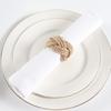 2/4/6Pcs Natural Burlap Napkin Ring Jute Rope Woven Napkin Buckles Holder Wedding Birthday Party Dinner Table Decoration Supply