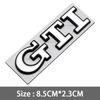 YKPSC1 3D Metal GTI Grill Emblem Badge Rear Trunk Decal Car Sticker for Volkswagen VW Golf 5 6 7 8 MK2 MK3 MK4 MK5 MK6 MK7 Accessories