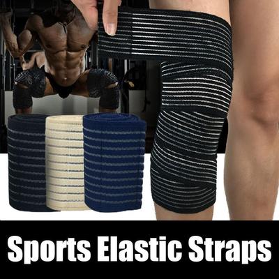 Fascia Elastica per Ginocchio Bendaggio a Compressione Tutore per Gambe Stabilizzazione Legamenti Squat Sollevamento Pesi Squats Fascia per Allenamento a Compressione