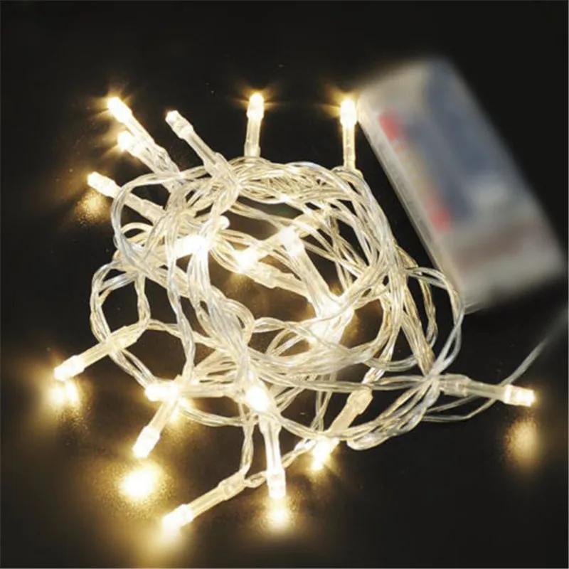 2M/10M Outdoor LED String Lights Garland Waterproof Fairy Light Festoon Lamp Wedding Party Holiday Gardening Decoration Light