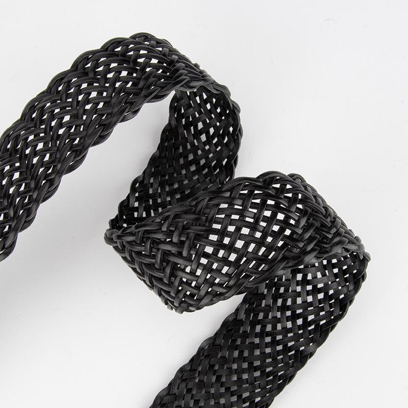 Women's Korean Style Fashion Braided Belt Fashionable Versatile Dress Accessories Without Punching Women's Belt
