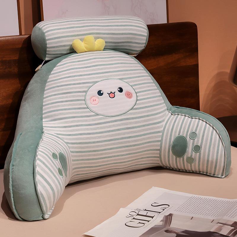 Bed Reading Pillows Comfortable Pillow Bedside Cushion Soft Bag Bedroom Bed Back Cushion Removable and Washable Waist Cushion