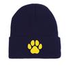 Multiple Colors Of Dog Paw Prints Winter Hats Unisex Cap Beanie Hats For Man Thermal Cozy Knit Hat Beanie Perfect For Travelling