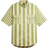 Levis Simple Comfortable Versatile Casual Pointed Collar Short Sleeve Shirt Men Shirts Green A4329-0002