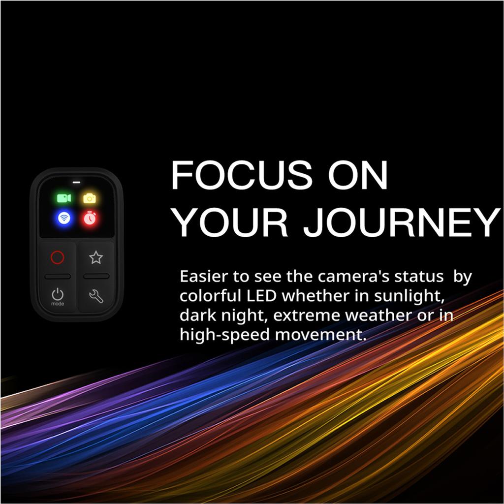 Wireless Smart Remote Control Replacement for GoPro Hero 12 11 10 9 8 Max LED Colorful Screen Built In Battery 50M