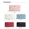 Women's Wallet Long Double Zipper Clutch Multi Function Mobile Phone Coin Purse Card Case Leather Clip High End Dinner Bag
