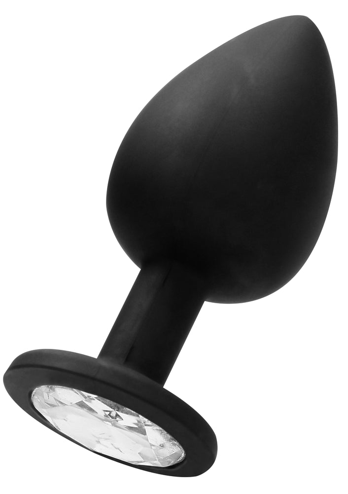 SELF MOTION Silicone Anal Plug 8 X 4 Cm Black - Sono - Anal Jewelry