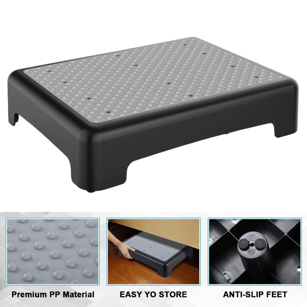 Anti Slip Half Step Stackable Elderly Half Step Outdoor Riser Step Stool for Household Garden Elderly Small Step Stool