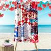 Luka Modrić Print Beach Towel, Large Soft Quick Dry Towel for Beach Camping Swimming