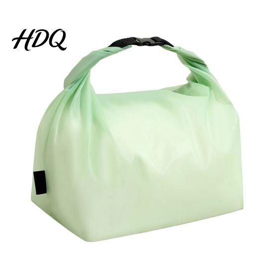 Nylon Waterproof Travel Pouch 2PCS Handbag Large Opening Buckle Design Lightweight Foldable Cosmetic Toiletry Holder Storage Bag Portable