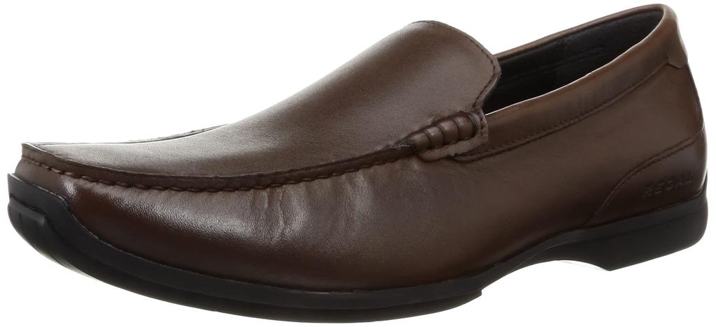 Regal Moccasin Dark Size Men's Slip-On 50DL, Brown, 23.5cm