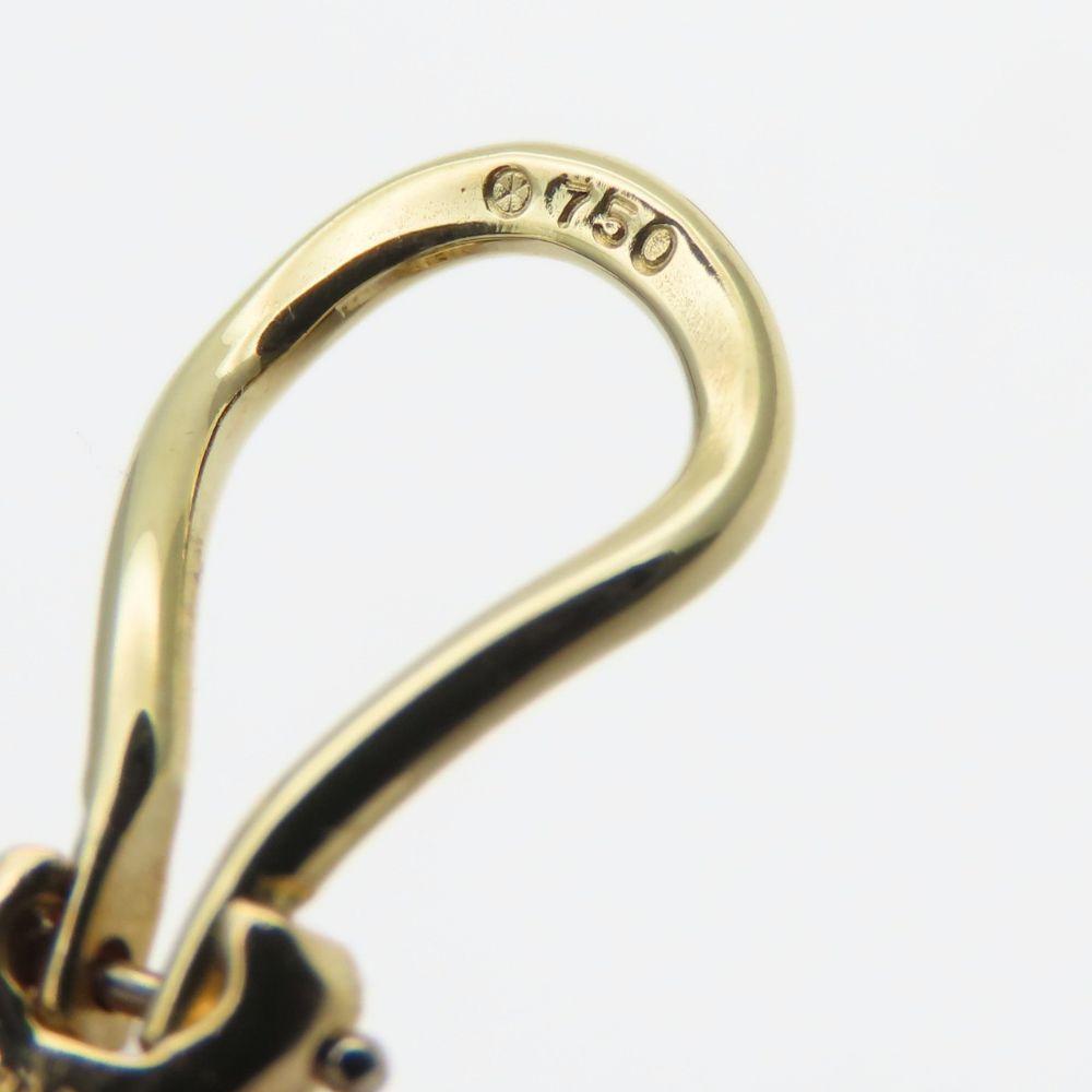 Used TIFFANY&Co. Earring K18 Yellow gold/Pearl 11g Gold Mave