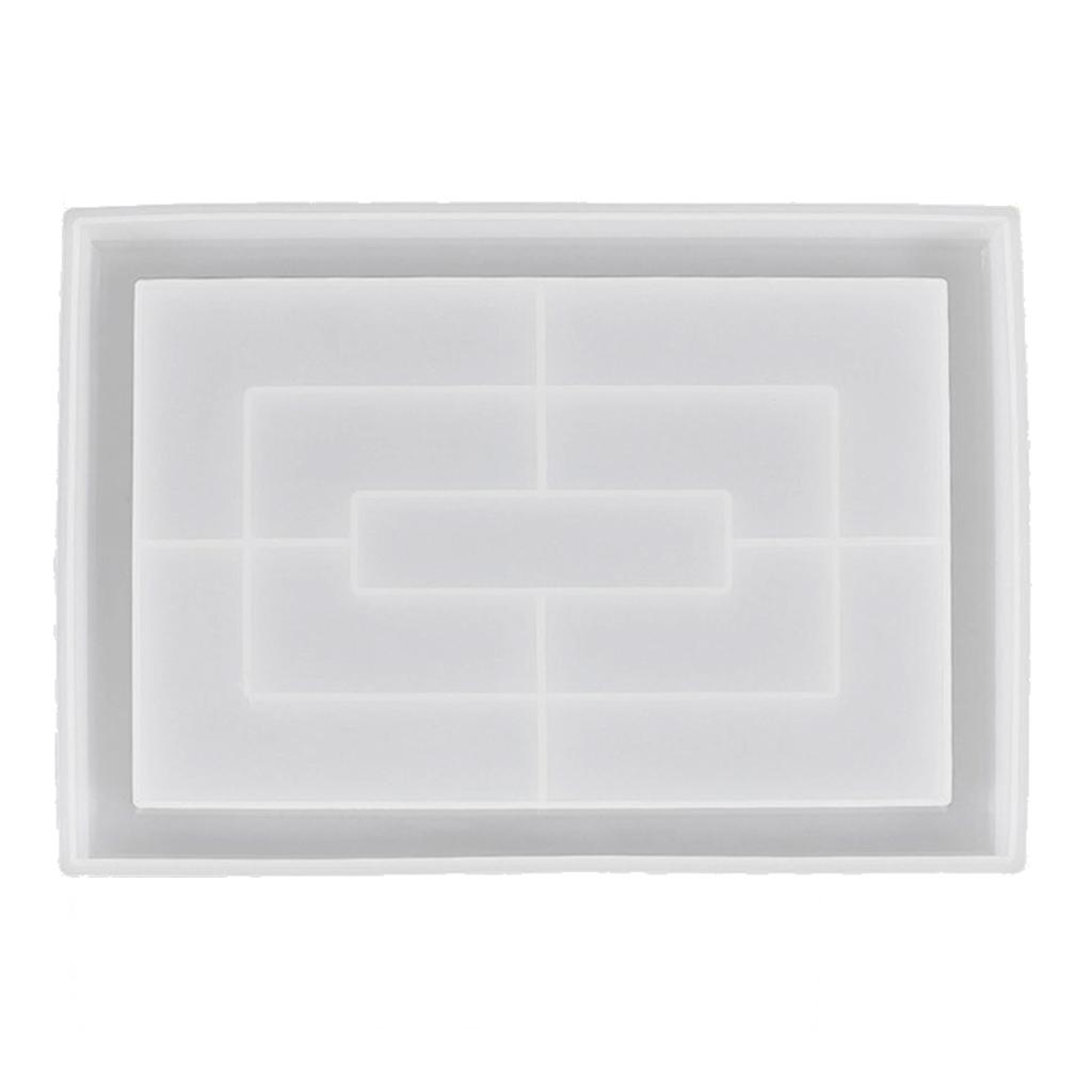 

Прямоугольный поднос для цветочного горшка, форма из эпоксидной смолы, тарелка для хранения, форма для подноса для обеденного блюда, большая тарелка, форма для литья из смолы, инструмент для творчества