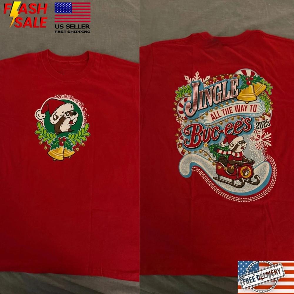 Reprint Buc-ee s Beaver Christmas Graphic  Holiday 2025 Unisex T-Shirt XXXXL