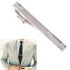 New Metal Silver Color Tie Clip For Men Wedding Necktie Tie Clasp Clip Gentleman Ties Bar Crystal Tie Pin For Men's Accessories