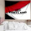 1PC Trail Blazers Logo Quick-Dry Tapestry, Unique Design Tapestry, Suitable for Bedroom,Livingroom, Playroom,Heartwarming Holiday Gifts