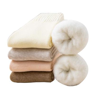 Chaussettes mi-mollet doublées polaire pour femmes: Peluche Chaude et Épaisse pour Automne/Hiver - Parfaite pour la Maison, le Sommeil et le Confort Post-partum