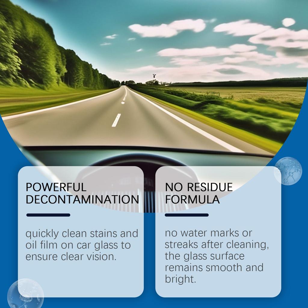 Środek do czyszczenia szyb samochodowych, czyści i usuwa brud, deszcz i mgłę, środek czyszczący 120 ml