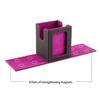 MTG Card Deck Box with Display Window, Trading Card Storage Box, Can Hold 120 + Single Sleeved Cards, Magnetic PU Leather Box