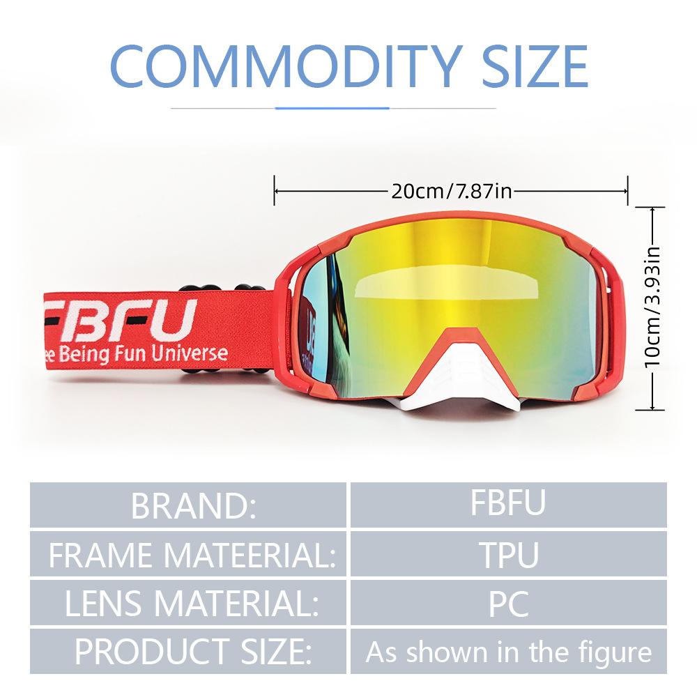 Off-road goggles for outdoor sports, downhill motorcycle, anti-mud and sand windproof helmet, riding goggles