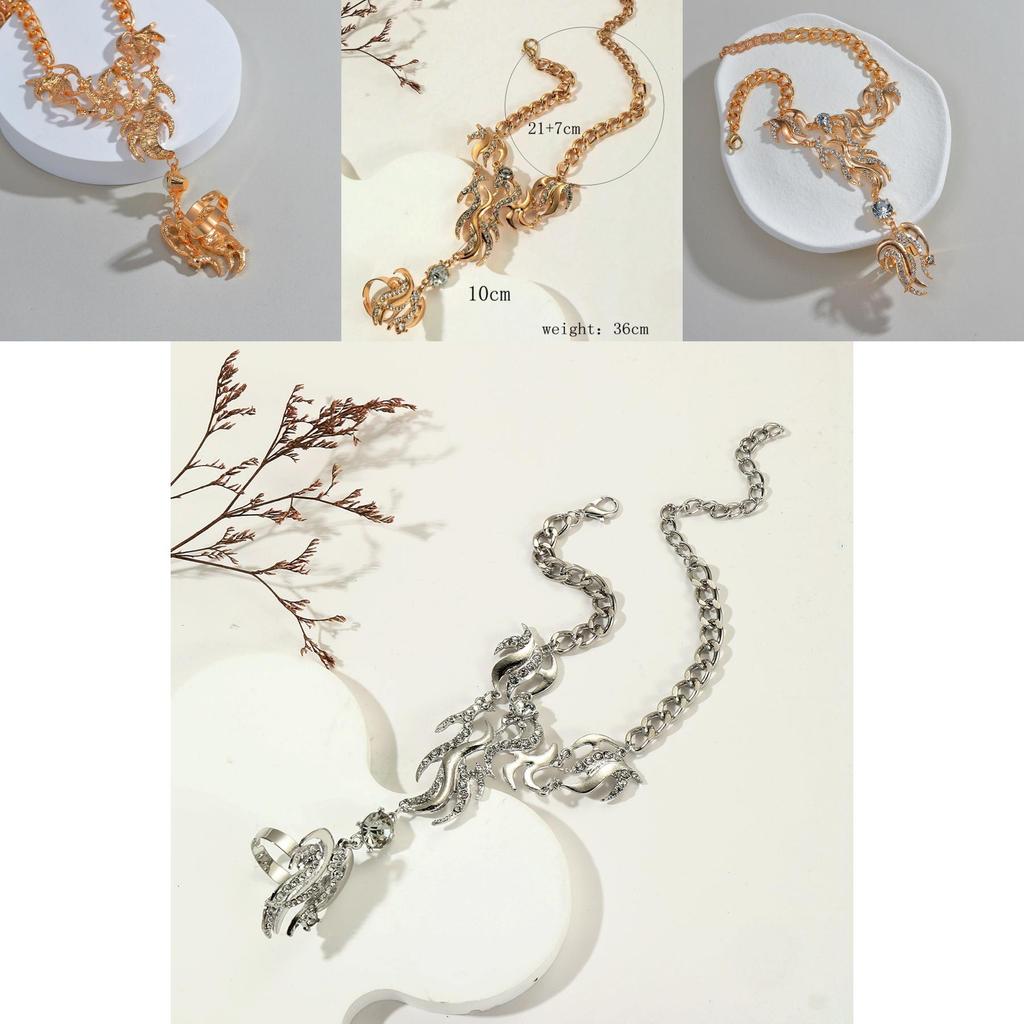 Fashion Alloy Water Diamond Geometric Midi Ring For Women Gift