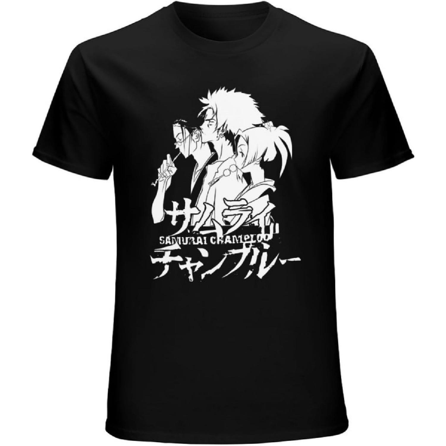 RAT-MAKING Футболка мужская Samurai Champloo Черная XXXXXL разноцветный