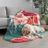 Floral & Fruit Print Microfiber Flannel Cover Blanket Bedroom Living Room Sofa Soft And Comfortable Home Decoration