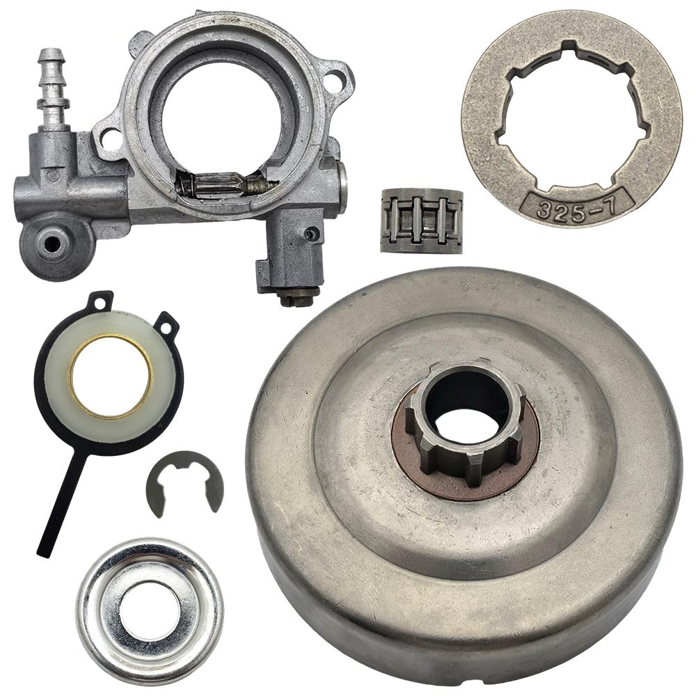 

Chainsaw Clutch Drum For Stihl 026 MS260 Rim Sprocket Oil Pump Needle Bearing motosierra Chain saw Replacement Parts China Mainland