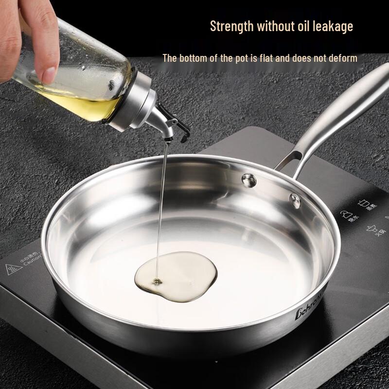 Berlinger 304 Stainless Steel Tri-Ply Frying Pan, 24cm