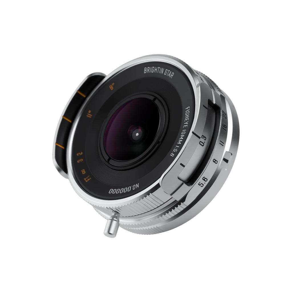 Brightin Star 10mm Pro MF Prime Lens for Fujifilm Mirrorless including models such as F5.6 X-mount APS-C Cameras, XT5, XT4, XT30, XPRO3/1, XT200,