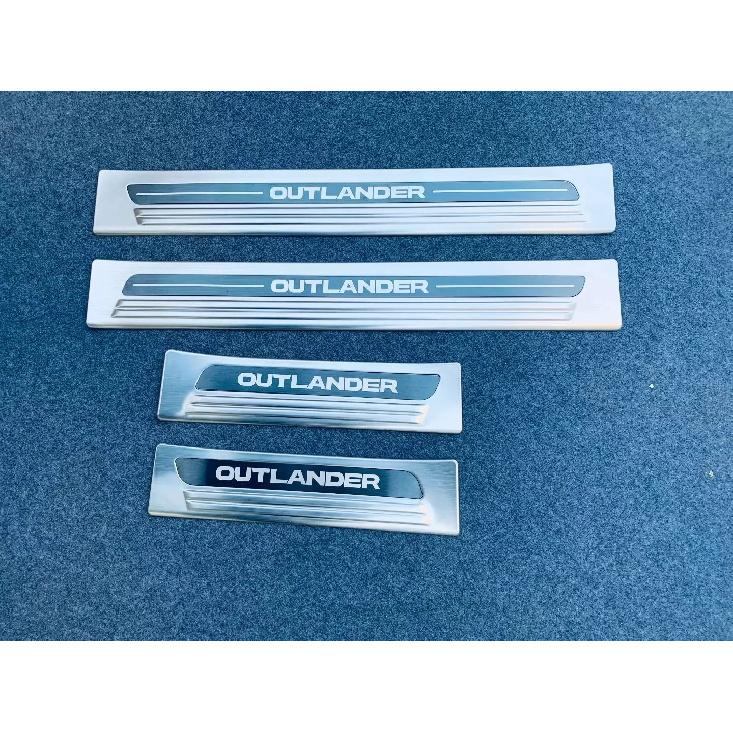 For Mitsubishi Outlander 2024 Car Door Sill Protector Cover Threshold Pedal Protection Sticker Car Styling Accessories