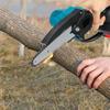8Inches 388VF Brushless Mini Electric Chain Saw Variable Speed Rechargeable Woodworking Tools With 2Battery 3000W
