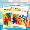 Abc 123 Magnetic Letters Numbers Fridge Magnets Early Learning Educational Toy Uppercase Lowercase Math Training Kit Home