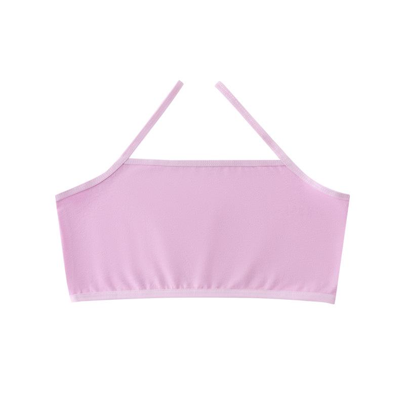 Einfarbiger Mädchen Camisole BH Bandeau - Anti-Protrusions-Stil