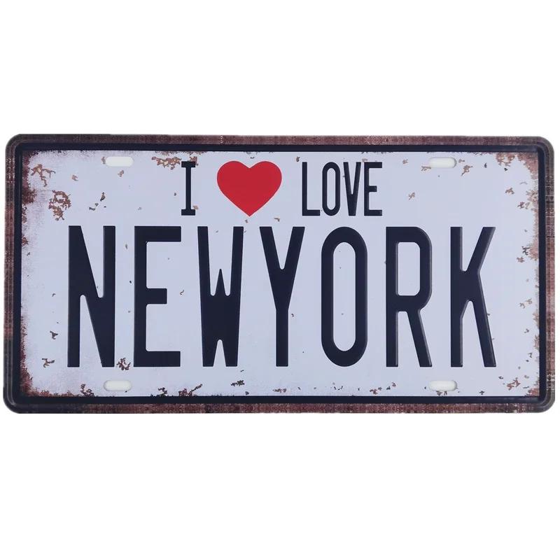 Japan USA Mexiko Italien Frankreich Flagge Auto Nummern schild Amsterdam Metall Zinn Zeichen Bar Pub Cafe Club Home Wand