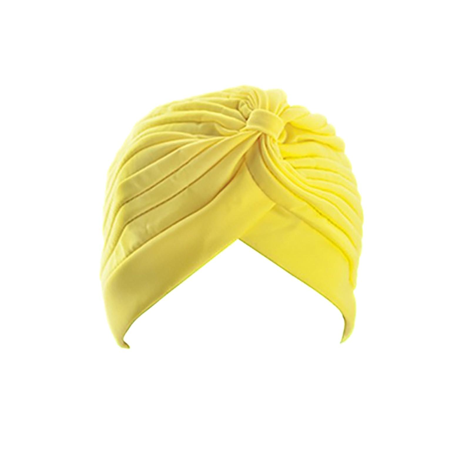 

Женские шляпы-банданы от солнца, разноцветные шляпы с капюшоном для длины и толщины волос One Size жёлтый