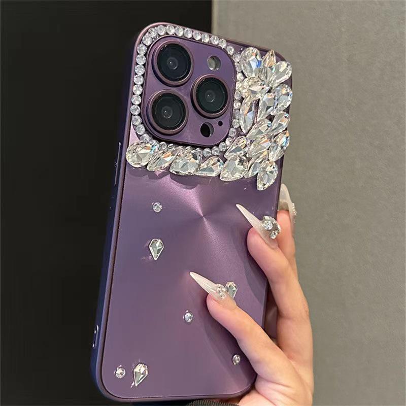 

Противоударный чехол Aurora Rhinestone для Apple 16 Pro Max/15/14 - Полная защита Apple 16 Plus