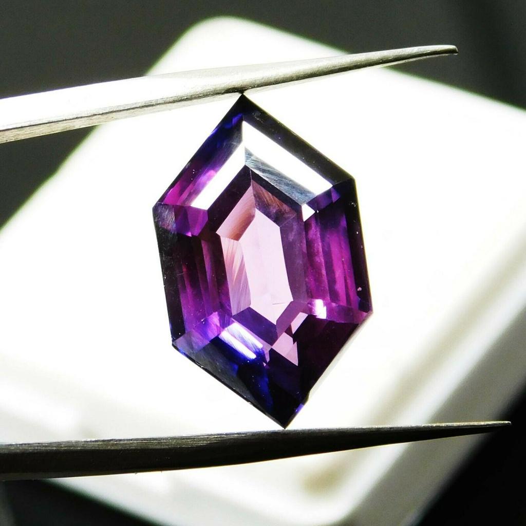 Natural Purple Tanzanite Loose Gemstone 7.00 Ct Fancy Cut for Jewelry Making and Gem Collections