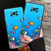 Cartoon Cute Fish Case for Xiaomi Poco F8 X3 X4 X5 X7 Pro M3 M4 M7 M5 C50 F1 F3 C71 C61 C75 Funda Phone Cover