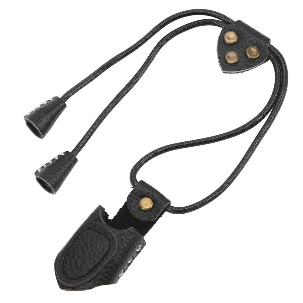 Archery Thumb Ring Imitation Cow Leather Bow Thumb Guard Finger Protection Accessories for Outdoor