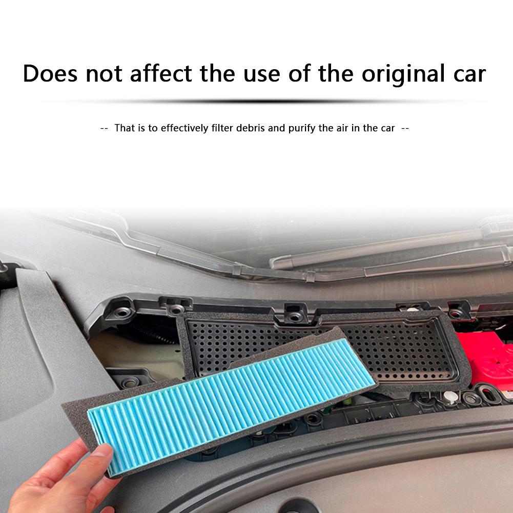 Air Intake Grille Protective Cover Car Air Intake Filter for Tesla Model 3 Highland Inlet Vent Protector Internal External Flow