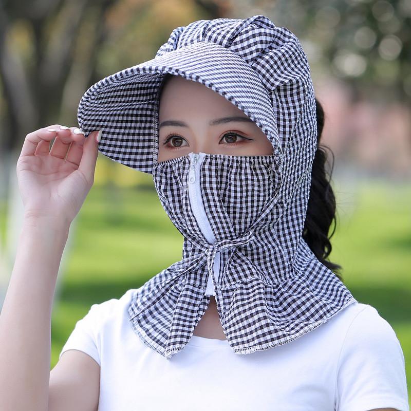 

Polyester Wide Brim Sun Hat For Women With Uv Protection And Breathability чёрный